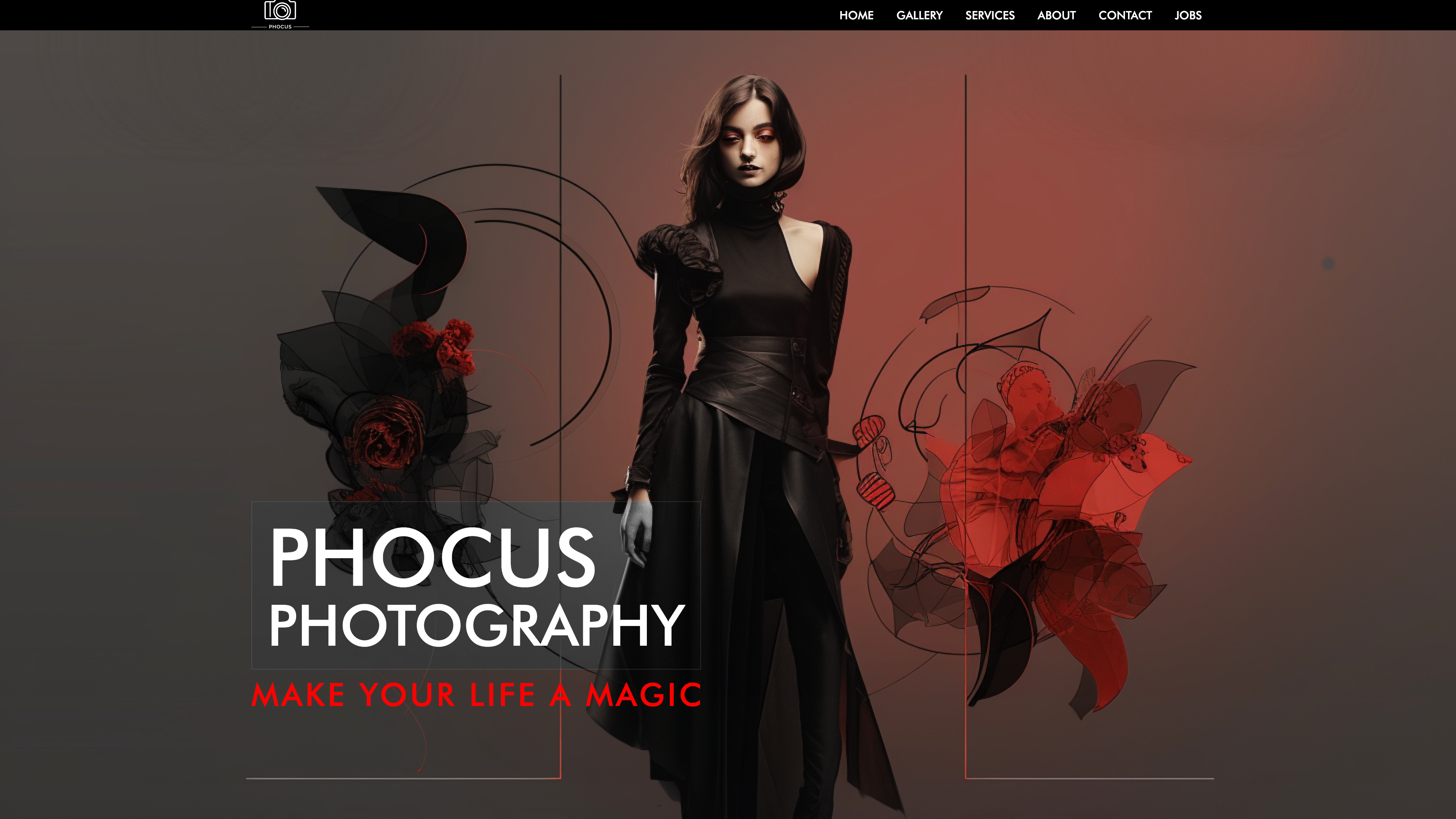 United Of Web Portfolio projet name Phocus Photography