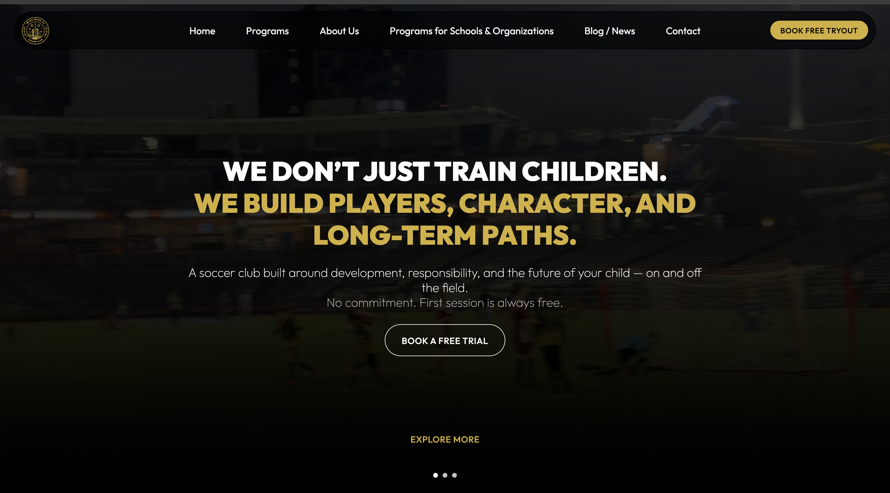 Development Metro Brooklyn Soccer Club by United Of Web Design NYC